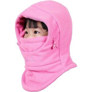 Kids Fleece Balaclava Ski Mask Windproof Thicken Winter Hat and Neck Warmer